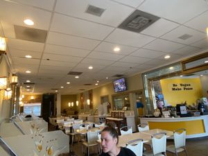 Seating inside  at Loving Hut - Barber Lane - Maybe closed in Milpitas