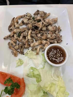 Crispy fried mushrooms  at Loving Hut - Barber Lane - Maybe closed in Milpitas