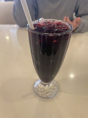 Hibiscus tea- delicious!!  at Loving Hut - Barber Lane - Maybe closed in Milpitas