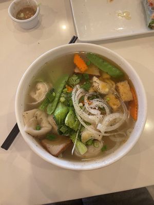 Wonton noodle soup   at Loving Hut - Barber Lane - Maybe closed in Milpitas