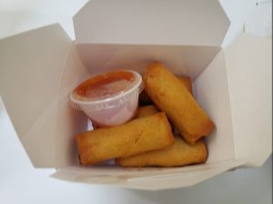Spring rolls at Loving Hut - Barber Lane - Maybe closed in Milpitas