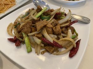 Cumin Seitan at Loving Hut - Barber Lane - Maybe closed in Milpitas