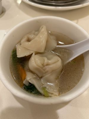 Won ton soup #Veganuary at Loving Hut - Barber Lane - Maybe closed in Milpitas