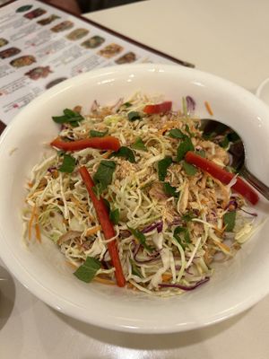 Refreshing salad to start #Veganuary at Loving Hut - Barber Lane - Maybe closed in Milpitas