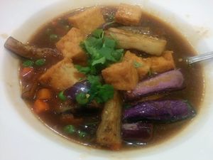 Tofu & eggplant  at Loving Hut - Barber Lane - Maybe closed in Milpitas