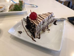 I felt bad eating this, but it was so good at Loving Hut - Barber Lane - Maybe closed in Milpitas