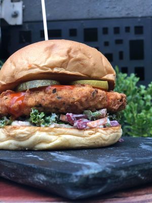 Chicken Burger at MURDEReats in Leichhardt