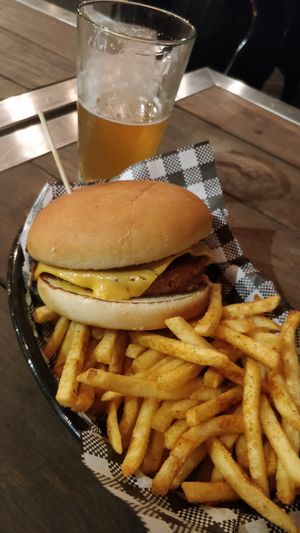 Cheese burger at MURDEReats in Leichhardt