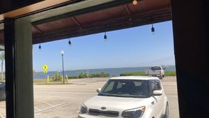 View from out table  at Mo Bay Grill in Sebastian