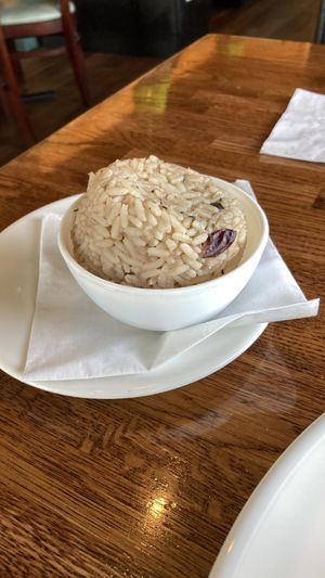 Side of rice, with kidney beans I think    at Mo Bay Grill in Sebastian