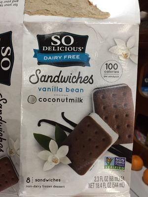 Vegan ice cream sandwich  at Publix in Fort Pierce