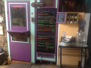 Step right up to the little window;) at Roots Alchemy in Hawi