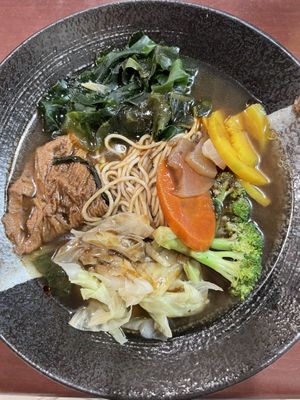 “Spicy noodle soup"  at Shū Niàn - Vegine  in Taitung