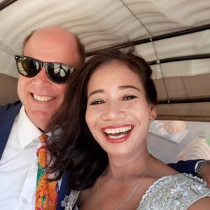 Bar Ang's best vegans in training. at Bar Ang in Battambang