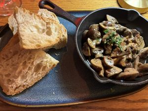 Al Funghi starter, delicious  at The Wood Oven in Newcastle Upon Tyne