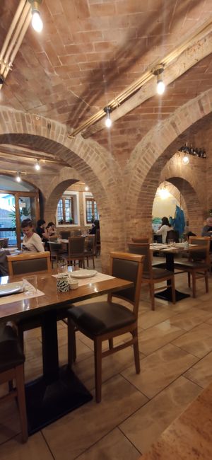 Indoors at Ravioli Wang - Porta Camollia in Siena