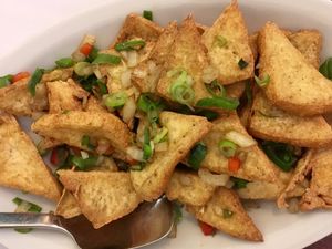 Salt and Pepper Tofu at Ravioli Wang - Porta Camollia in Siena