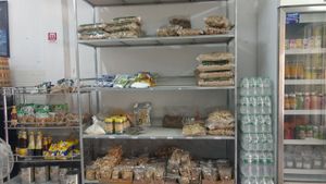 a small stock of goods at Kaun Im Yok in Vientiane