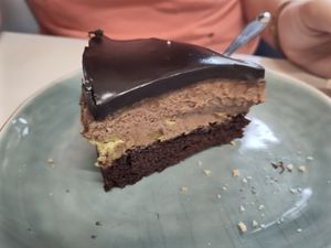 Mozarttorte at Omas Backstube in Vienna