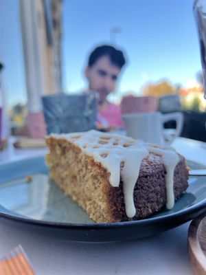 Carrot cake  at Omas Backstube in Vienna