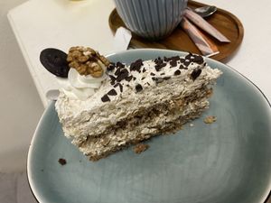 Walnut cake   at Omas Backstube in Vienna