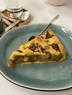 Birnenkuchen  at Omas Backstube in Vienna