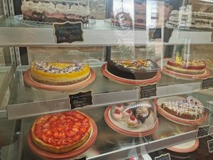 All the cakes at Omas Backstube in Vienna