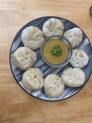 Vegan momos  at Cafe VegaNation in Siliguri