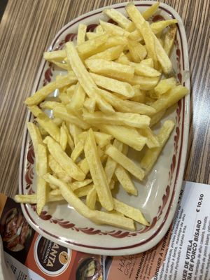 French fries  at Santa Francesinha in Porto