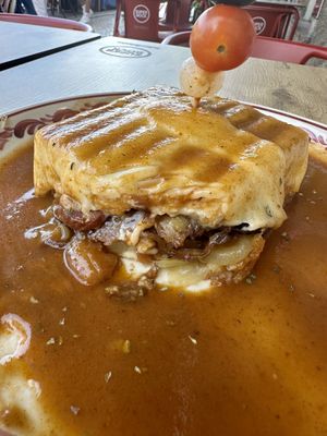 Vegan Francesinha   at Santa Francesinha in Porto