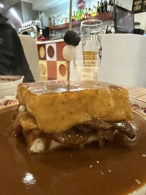 Vegan “Francesinha”  at Santa Francesinha in Porto