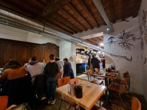 Interiir at The Potato Bar  in Bruges