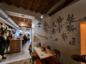 Interior at The Potato Bar  in Bruges