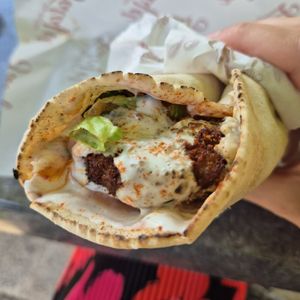 Small kebab wrap at Nafplio Falafel in Nafplion