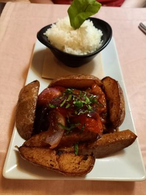 Seitan loin at Madre Tierra in Toledo