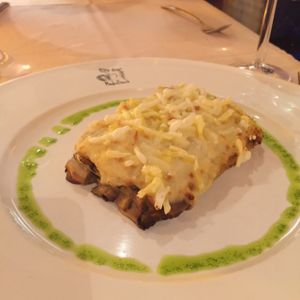Mushroom Lasagna at Madre Tierra in Toledo