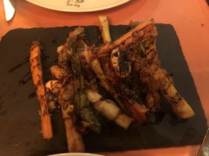 Tempura de verduras  at Madre Tierra in Toledo