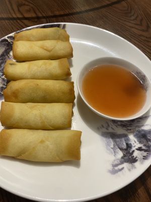 Spring rolls  at Asian Peking in Bled