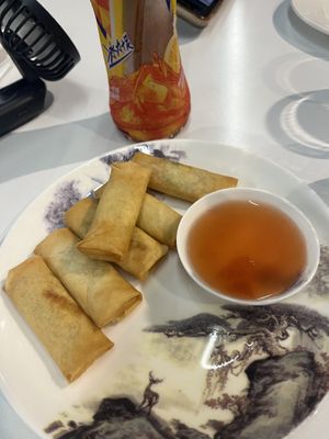 Spring rolls   at Asian Peking in Bled