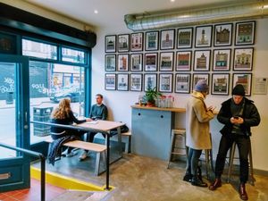 Bakery café at Bread By Bike in North London