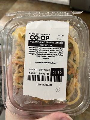 Prepared rice noodles  at Food Conspiracy Co-op in Tucson