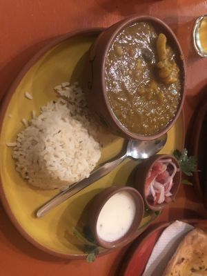 Green Dal Curry  at Kormasutra in Cusco