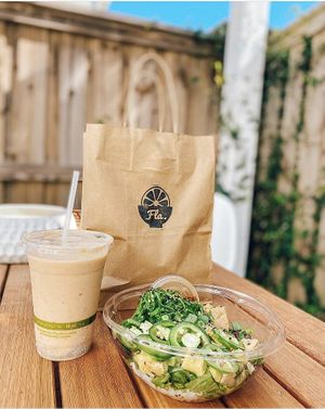 Lunch Togo at Fla Juice & Bowl in Jacksonville Beach