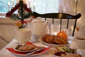 Christmas breakfast at Mormors Bakeri in Karlshamn