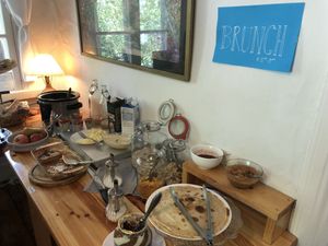 buffet  at Mormors Bakeri in Karlshamn