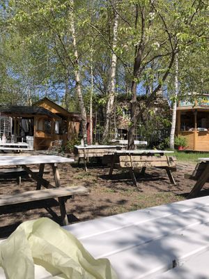 garden  at Mormors Bakeri in Karlshamn