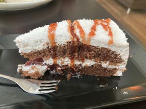 Coconut cake  at Loving Hut - Maria Kuhn Gasse in Vienna