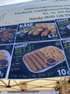 5pc Cheese Sticks 6,50€  at Loving Hut - Maria Kuhn Gasse in Vienna