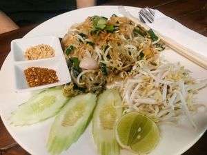 Pad thai at Patty's Secret Garden in Koh Lanta
