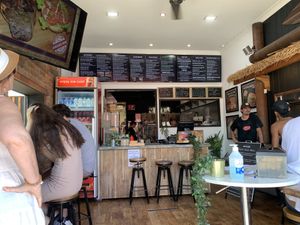 Inside at BayGer in Byron Bay